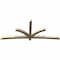 Ekena Millwork Davenport Rough Sawn Timber Gable Bracket, Douglas Fir, 108"W x 45"H x 4"D x 4"F, 10/12 Pitch GBW108X45X0404DAV00RDF - alternate 2